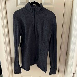 Lululemon Quarter Zip Pong Sleeve Shirt - Chevron